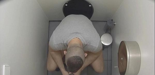  Czech Guys Spied with Hidden Cammera in Toilet